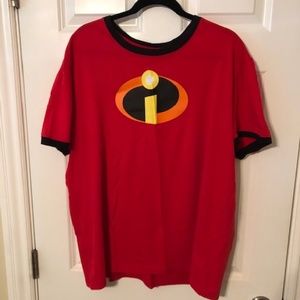 Disney Mens Incredibles Ringer Tee 2XL